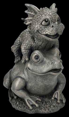 Figurine jardin dragon - figurine, de
