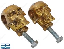 Skull Personnalisé Laiton Old