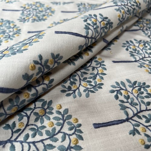 Tissu rideau brodé 3 - brodé, m