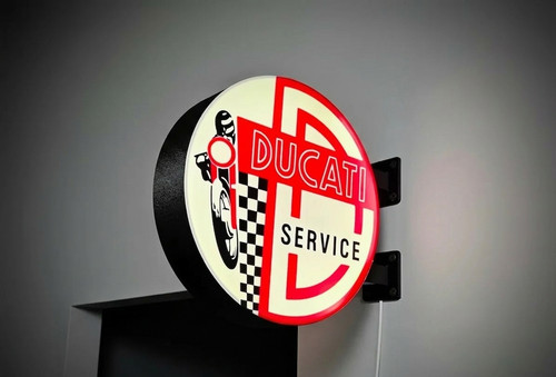 Enseigne lumineuse ducati - lumineuse,