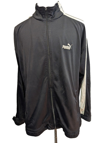 Veste puma vintage noir - puma, blanc