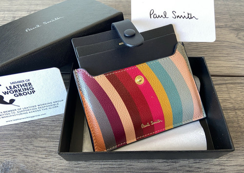 Paul smith porte cartes cuir - paul,