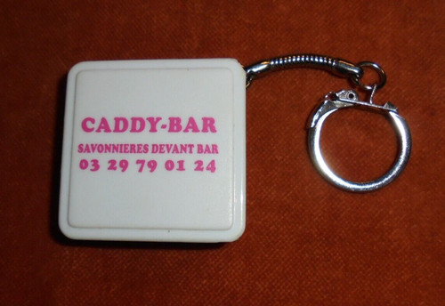 Ribbon meter keychain 100 - keychain,