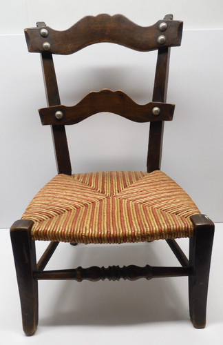 Ancienne chaise enfant bois - -ancienne,