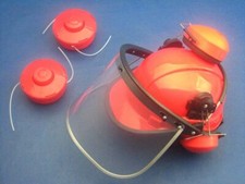 Casque De Protection Et 2x Bobine De Fil Pour Nemaxx MT52 4in1 Débroussailleuse