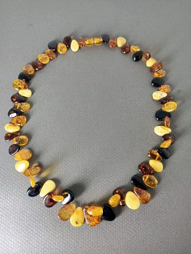 Ancien collier paillettes - collier,