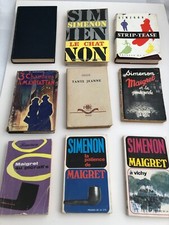 Georges Simenon lot 9 romans -