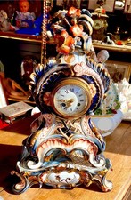 Pendule En Faïence De