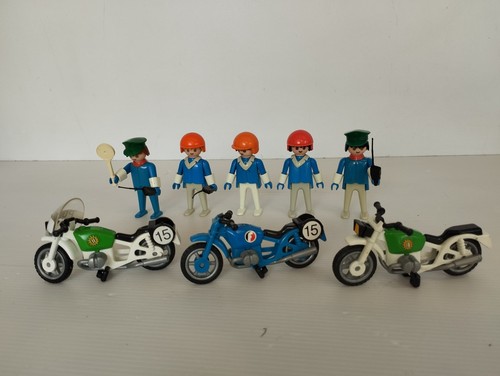 Playmobil motos et policiers - ;,