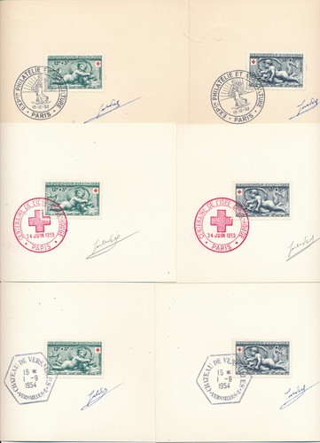France paire croix rouge 1952 - paire,