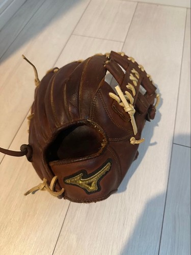 Gant cuir marron mizuno - cuir,