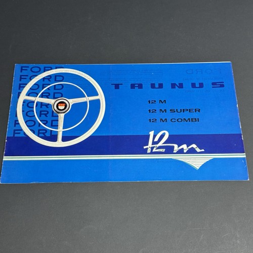Ford taunus 12m - 10p, brochure