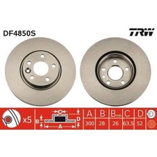 Disque De Frein Trw DF4850S