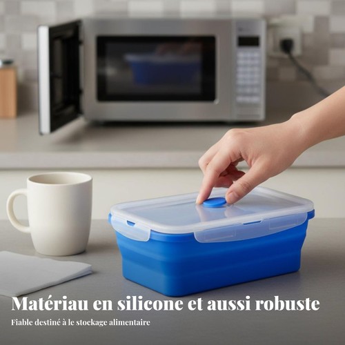 Boîte lunch silicone - boîte,