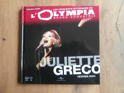 Livre juliette greco - cd,
