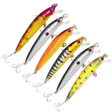  6 Pcs Fishing Lures for Bass