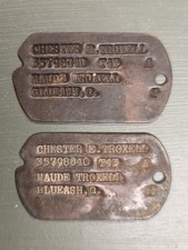 Plaques d'identité US