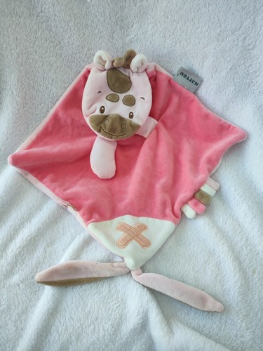 Doudou plat buddiezzz girafe - doudou,