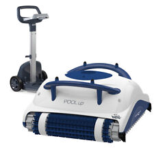 dolphin robot electrique de piscine fond et parois avec chariot pool up + caddy 