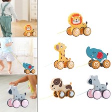 Jouet à tirer en forme d'animal, jouet à pousser et à tirer, développement