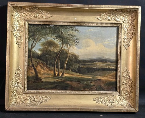 Tableau ancien huile paysage - huile,