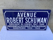 ANCIENNE PLAQUE EMAILLEE DE