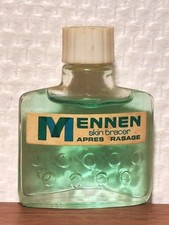 Vintage 80's. Lotion Après-rasage Skin Bracer de Mennen 10 ml. Étiquette. Plein 