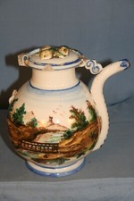 cruche broc pichet fermé  faience XVIII ème **