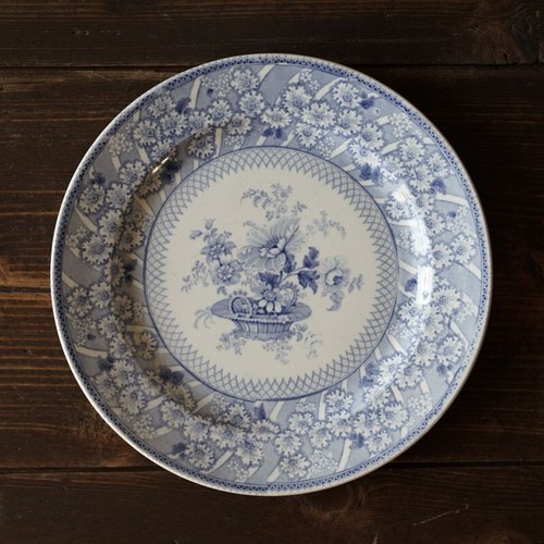 Assiette ancienne faience - ancienne, en