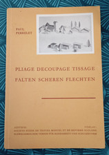 Paul PERRELET Pliage découpage tissage (textes en français et allemand)