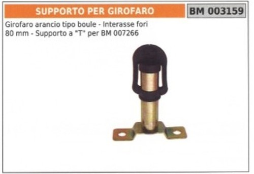 Girophare orange type boule - girophare,