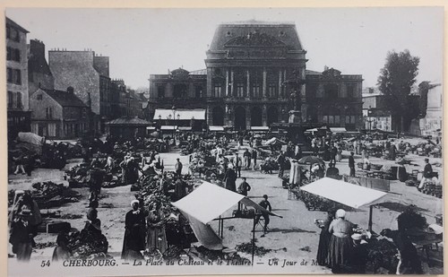 Cpa cherbourg la place - ,