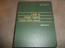LAW OF TOXIC TORTS (LITIGATION