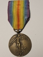 Belgique RARE Médaille Interalliée 1914-1918 Uniface Belgium Victory Medal WW1 