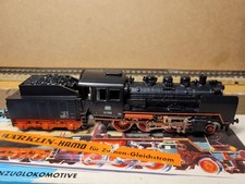 Marklin Hamo Ref 8303 locomotive Vapeur BR24058 RARE EN CC 2 Rails Parfait État 