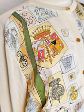 HERMES PARIS Gilet « Médaille de 1ère Classe » Soie et Coton