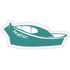 Autocollant bateau pinasse