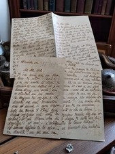 Lettre manuscrite mère d'Yvette 1918 - Correspondance intime guerre - Vintage