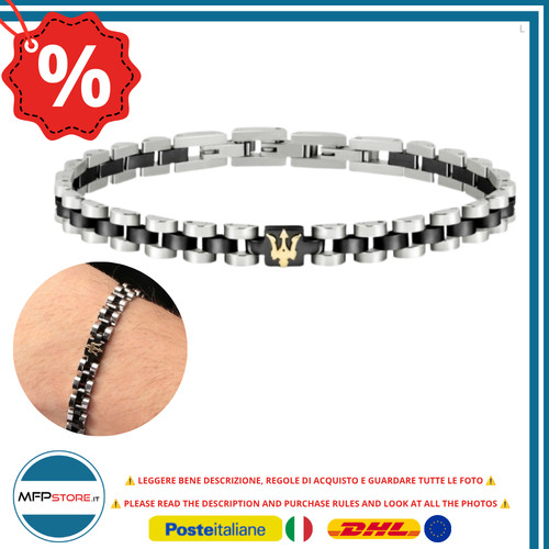 Bracciale homme maserati - bracciale,