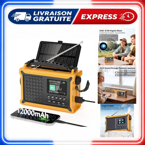 Radio portable dab mesqool - dab/fm,