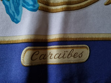 foulard HERMES carré CARAIBES