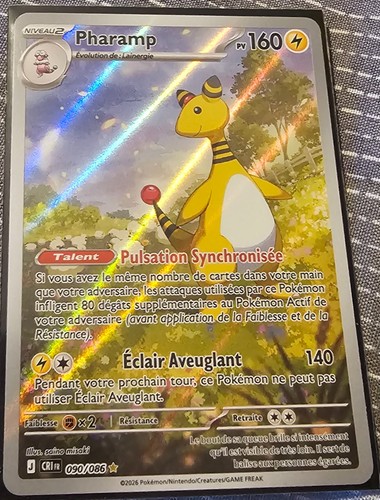 Carte pokemon pharamp - carte,