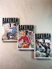 Manga Bakuman Tomes 1, 2, 3 -