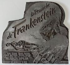 REVENGE OF FRANKENSTEIN (1958) Peter Cushing (HAMMER) - Printer's plate 