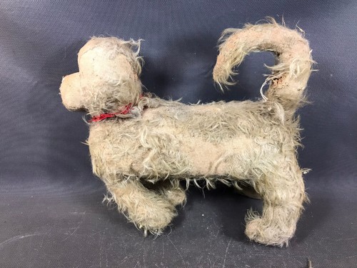 Ancienne peluche chien - , années