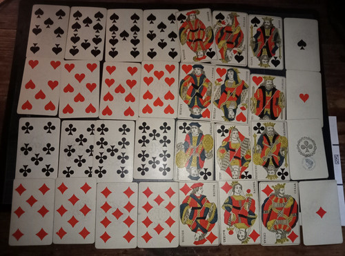 Ancien jeu cartes à - jeu, 32