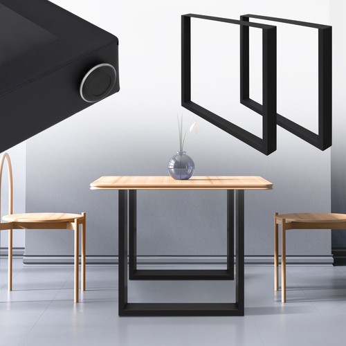 Pieds table en - x,