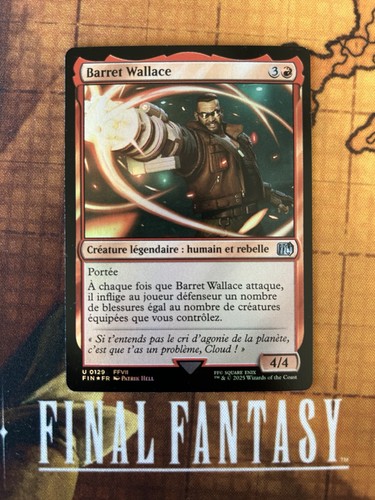 Barret wallace foil carte - barret, *foil*