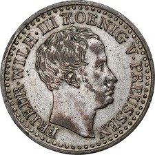 Allemagne, Friedrich Wilhelm III, Silber Groschen, 1826, Düsseldorf, Billon