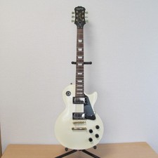 Guitare électrique Epiphone Les Paul Studio blanche d'occasion du Japon avec ...